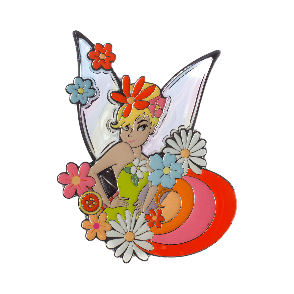 Colourful Flowers Bust Disney pin