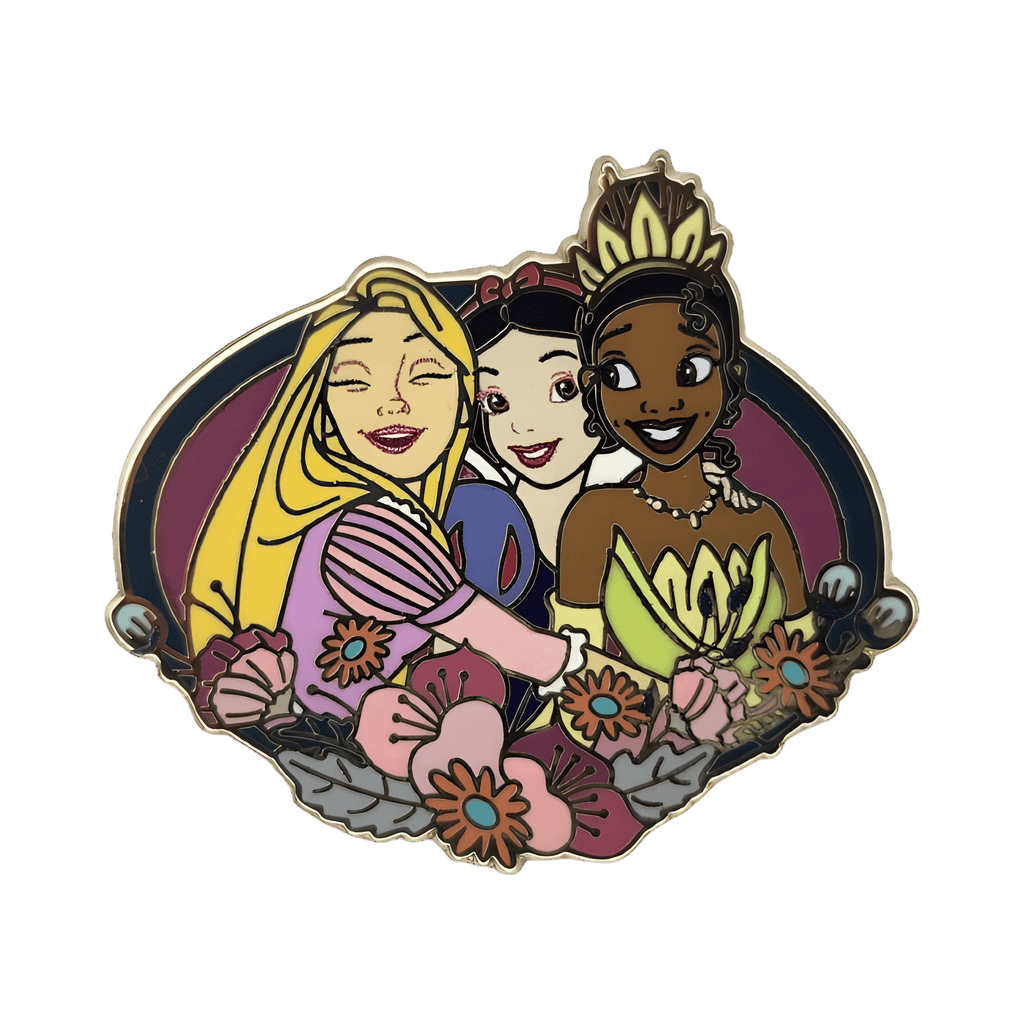 Rapunzel, Snow White, & Tiana Disney pin