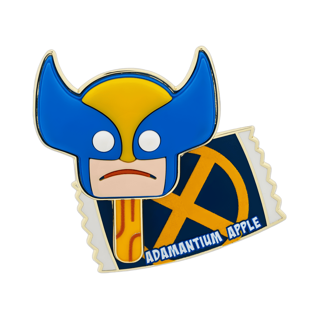 Wolverine Adamantium Apple Disney pin