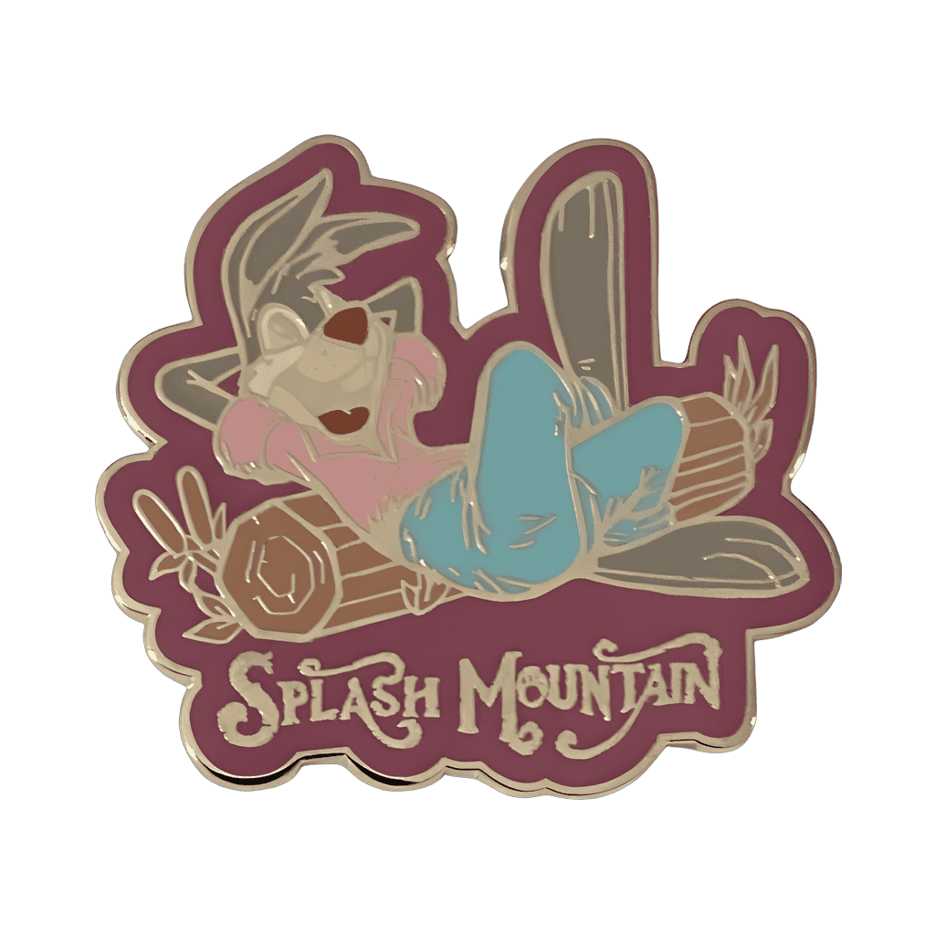 Br'er Rabbit Leaning on Log Disney pin