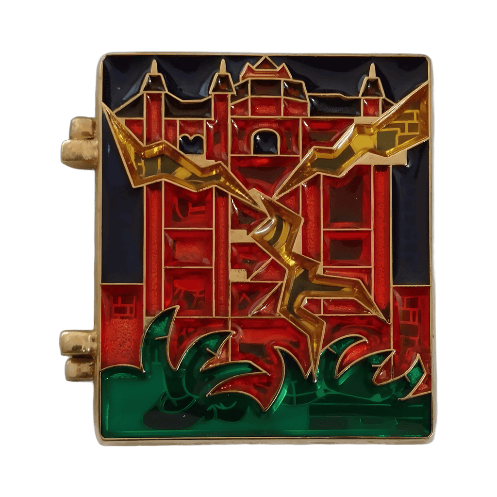 Minnie Mouse with Tower of Terror Disney pin