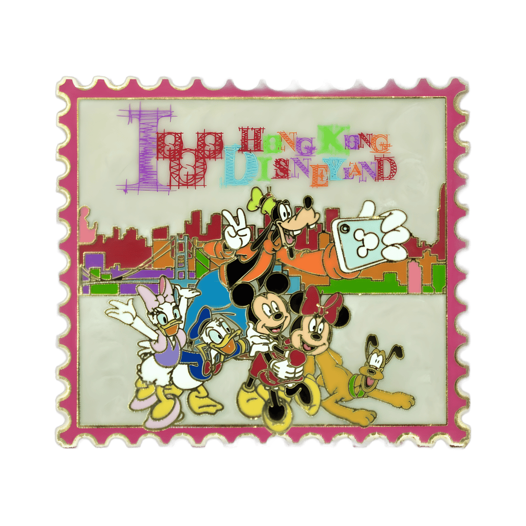 I heart (Mickey) Hong Kong Disneyland - Sensational 6 Selfie Stamp Disney pin