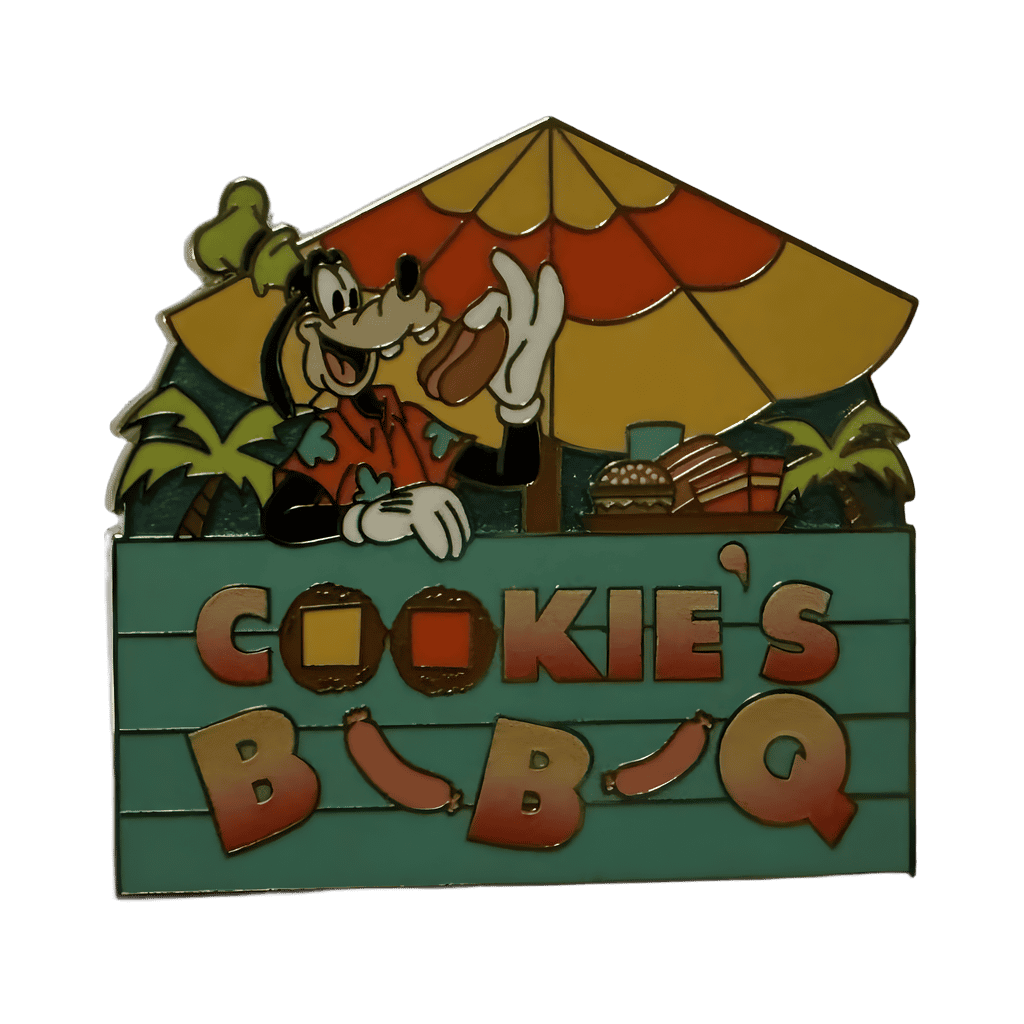 Cookie's BBQ Goofy Disney pin