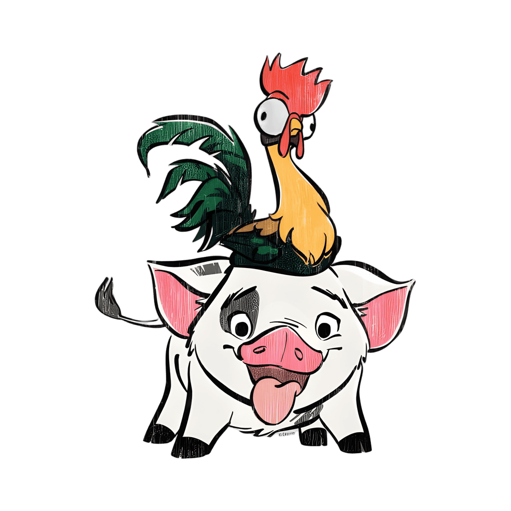 Pua & Hei Hei Disney pin