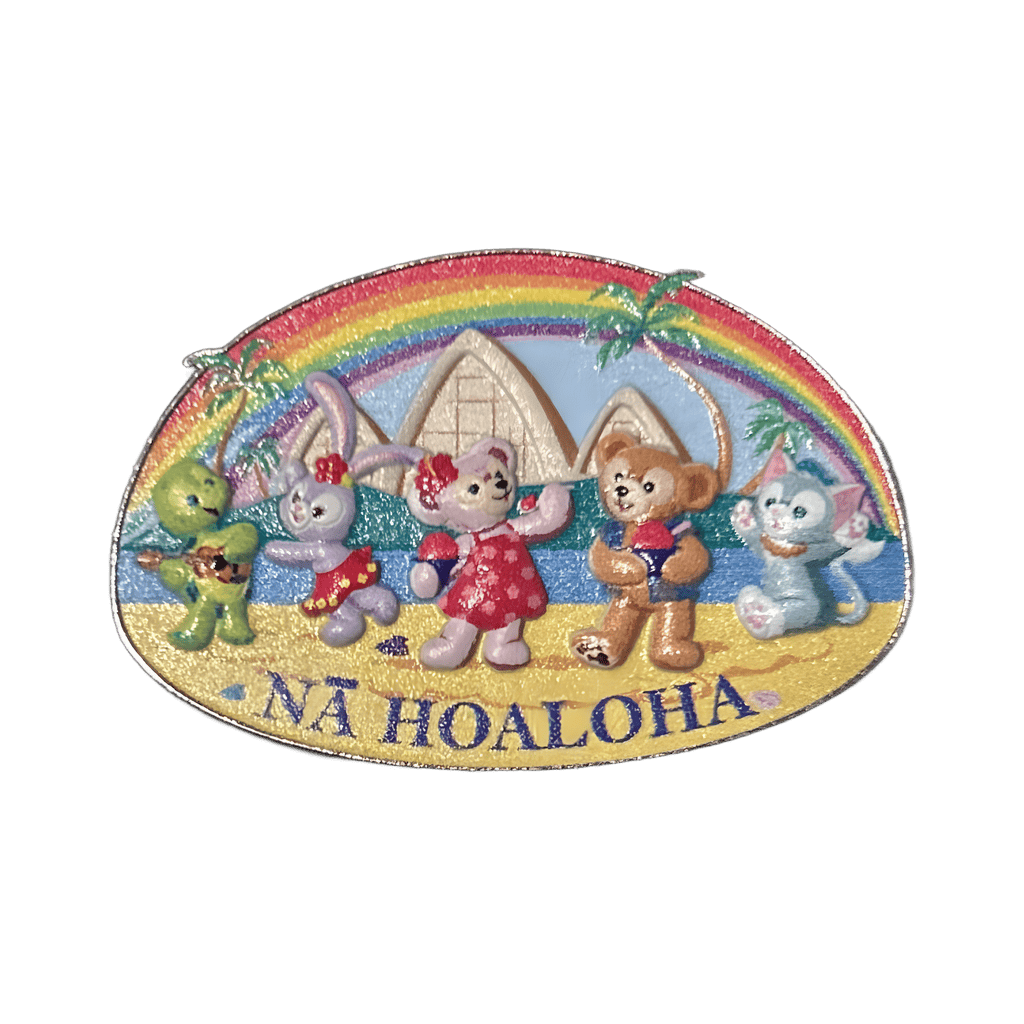 Olu mel, StellaLou, Shellie May, Duffy, and Gelatoni Disney pin