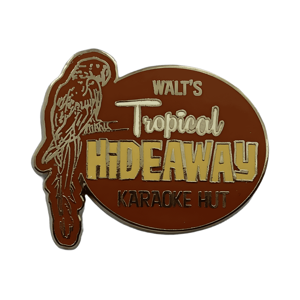 Walt’s Tropical Hideaway Karaoke Hut Disney pin