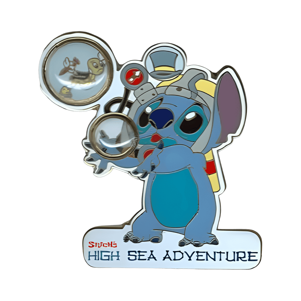 Scuba Stitch With Jiminy Disney pin