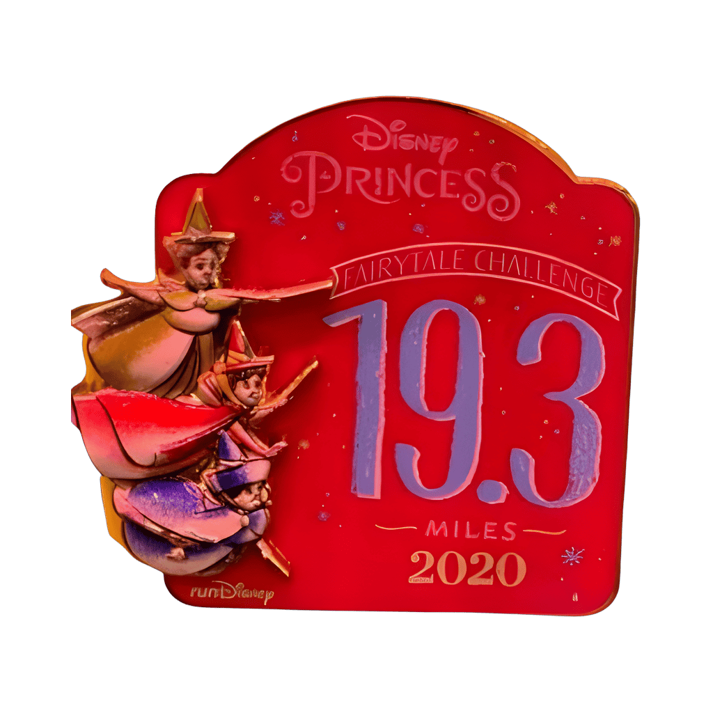 Fairytale Challenge 2020 - 19.3 Miles Disney pin