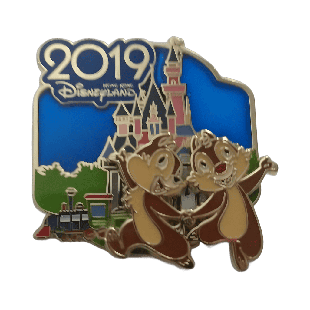 Chip dale hkdl castle Disney pin