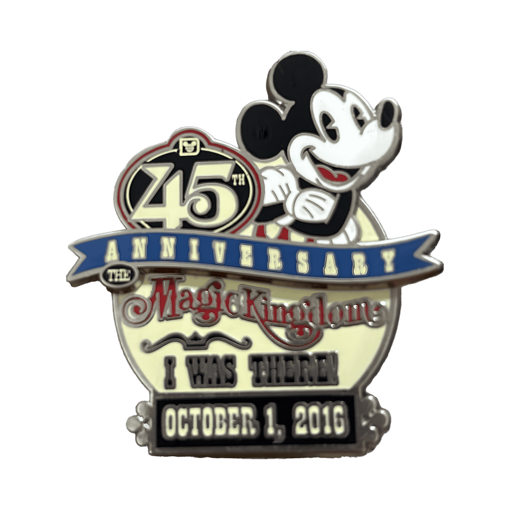 I Was There! October 1, 2016 - Mickey Mouse Disney pin