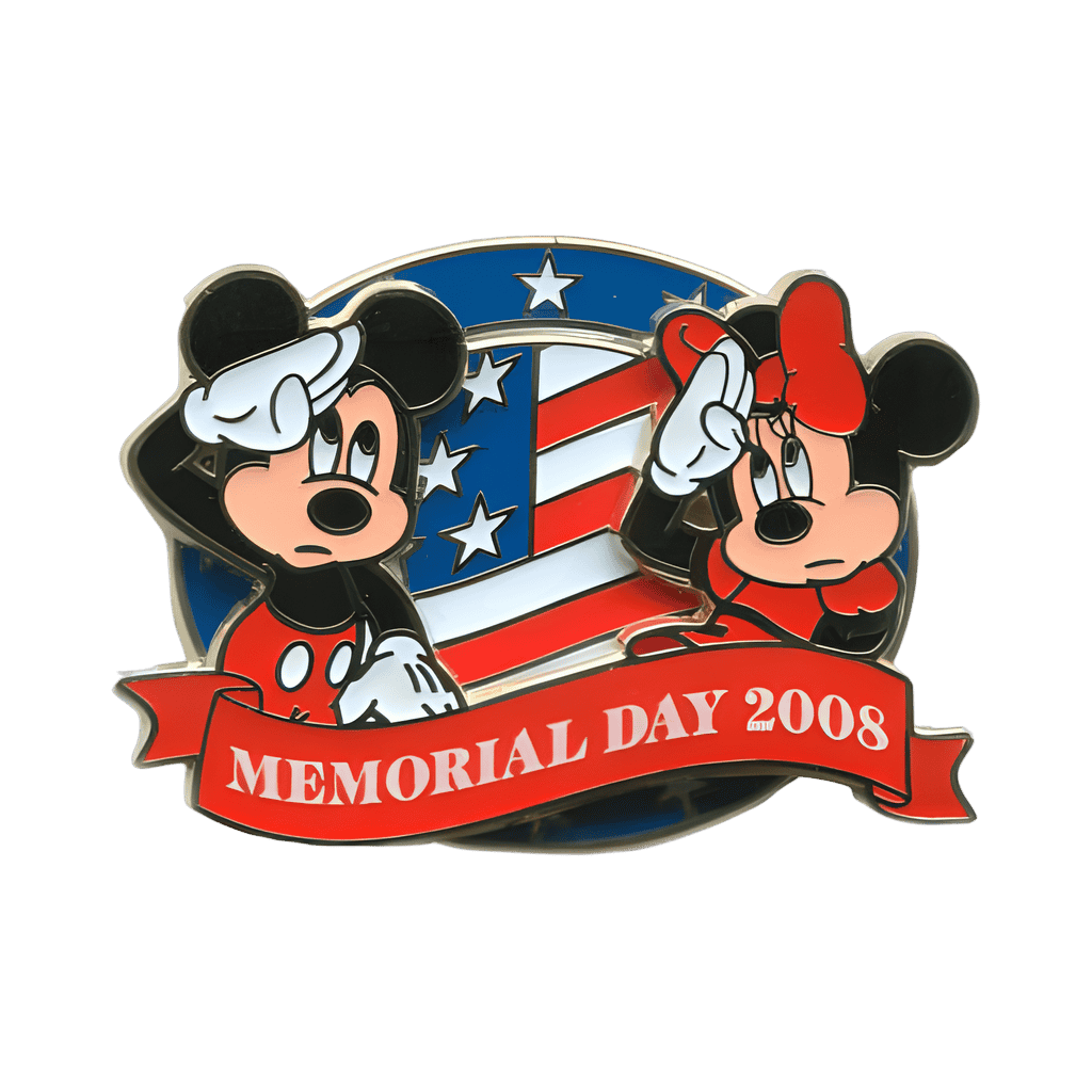 Memorial Day 2008 - Mickey & Minnie Disney pin