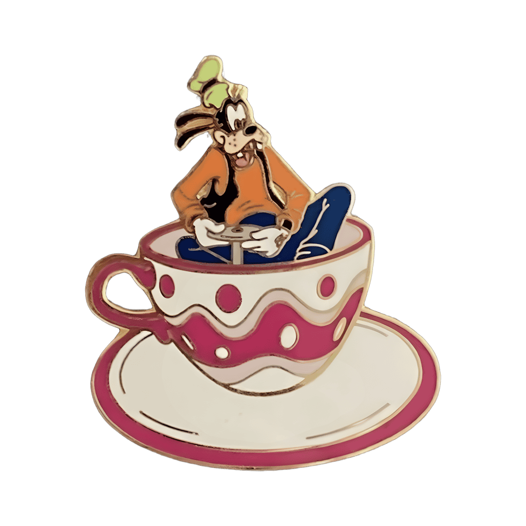 goofy on tea cup Disney pin