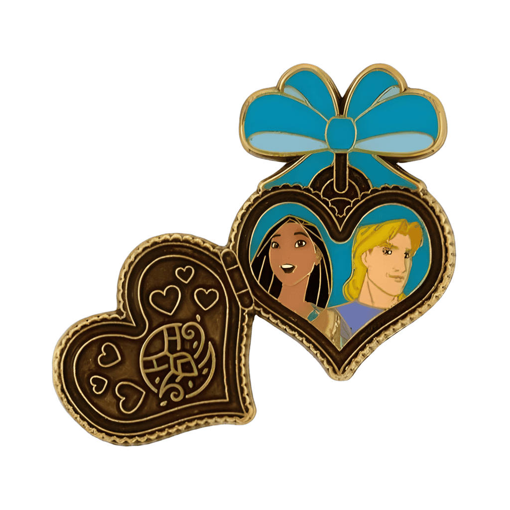 Pocahontas and John Smith Disney pin