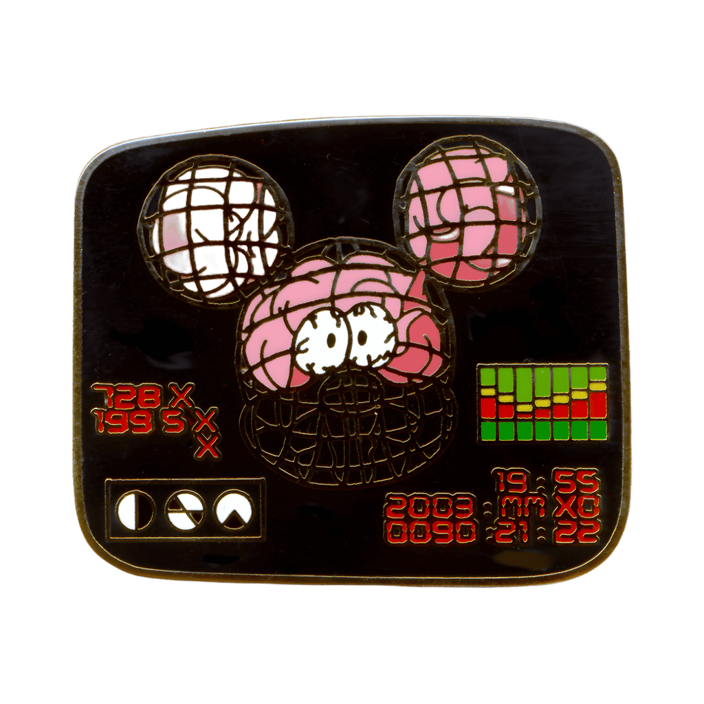 Completer Pin - Mickey's Brain Scan Disney pin