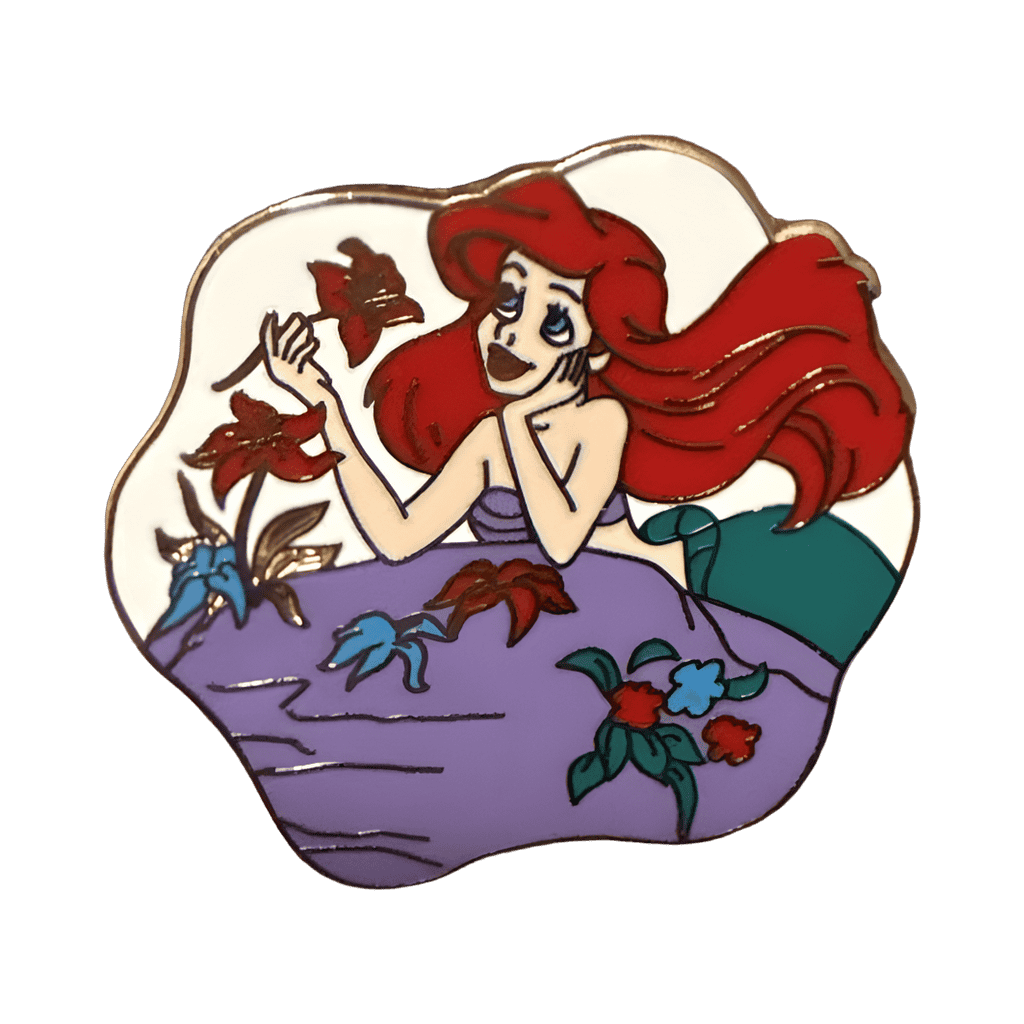 Ariel Picking Flowers Disney pin