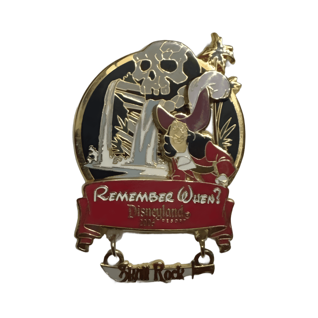 Skull Rock - Captain Hook Disney pin