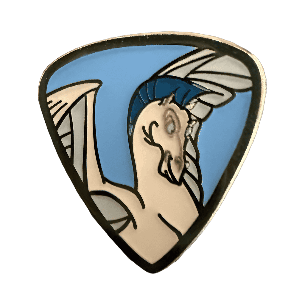 Pegasus Guitar Pick Disney pin
