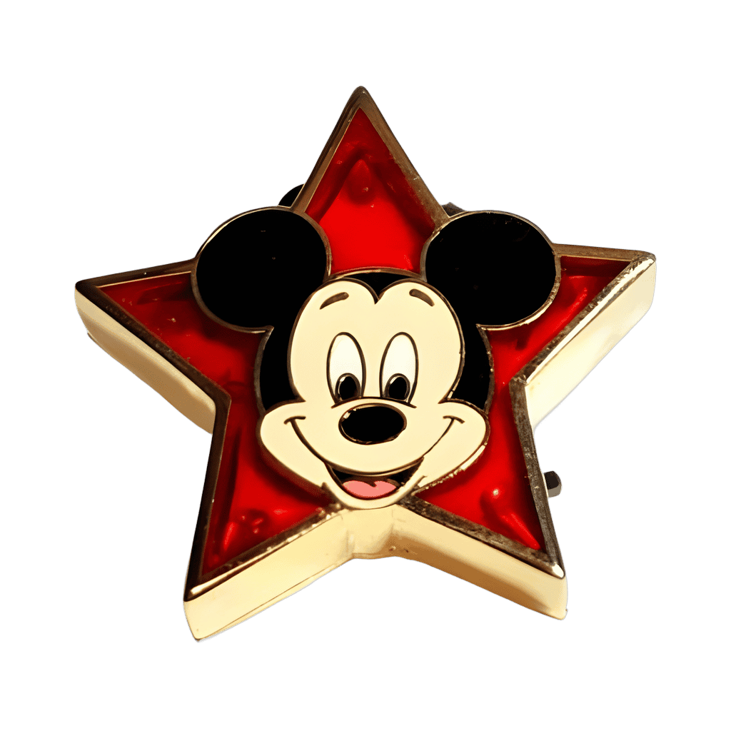 Light-Up Star - Mickey Mouse Disney pin