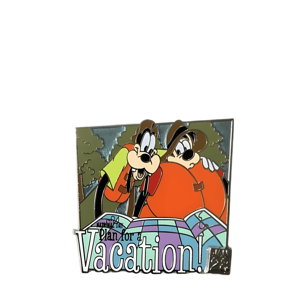 National Plan for a Vacation Day - Goofy and Max Disney pin
