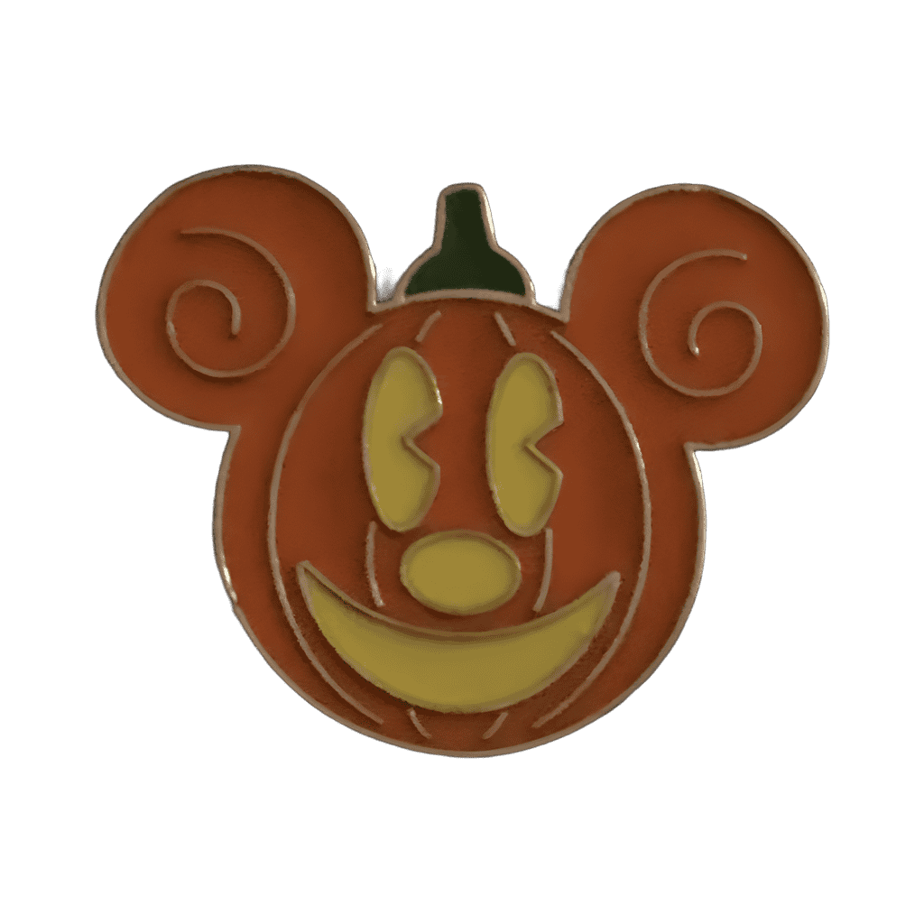 Pumpkin Mickey Head Disney pin