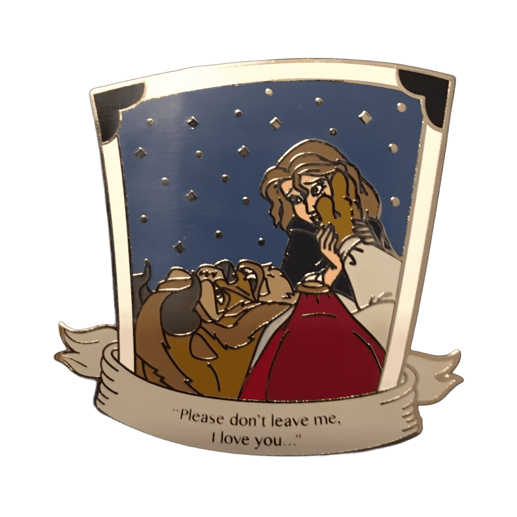 Belle and Beast Disney pin