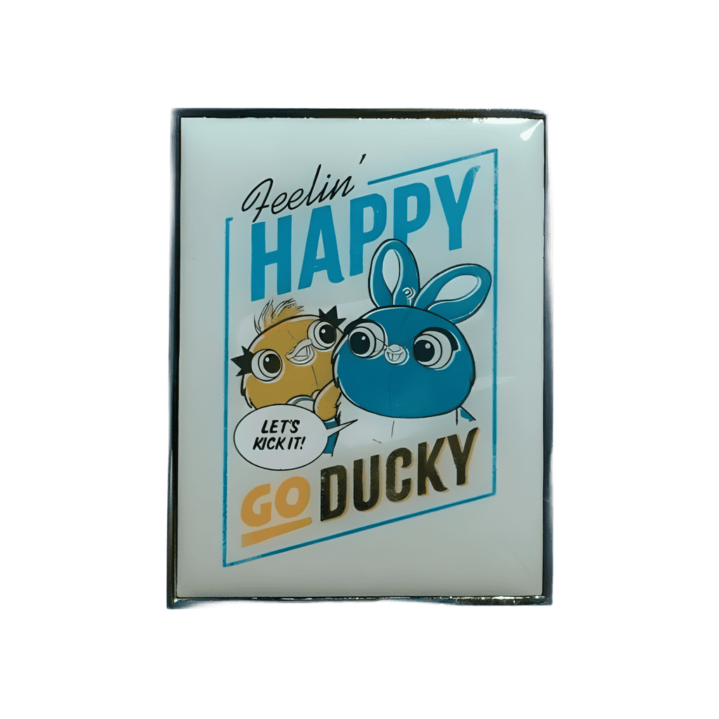 Posters - Feeling Happy Go Ducky Disney pin