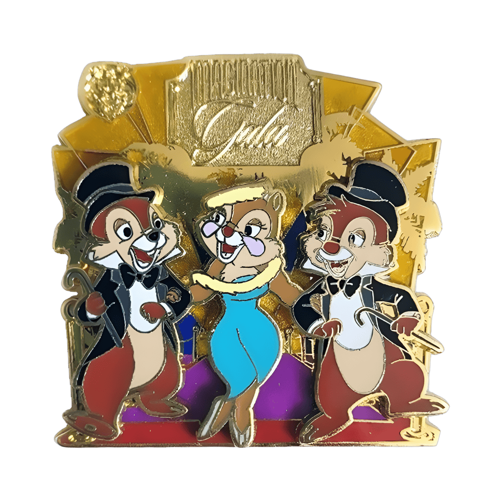 Purple Carpet with Chip, Dale and Clarice Disney pin