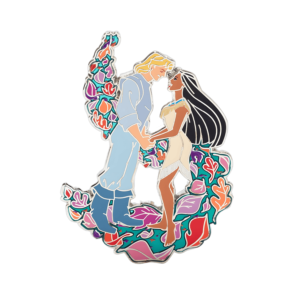 Pocahontas and John Smith Disney pin