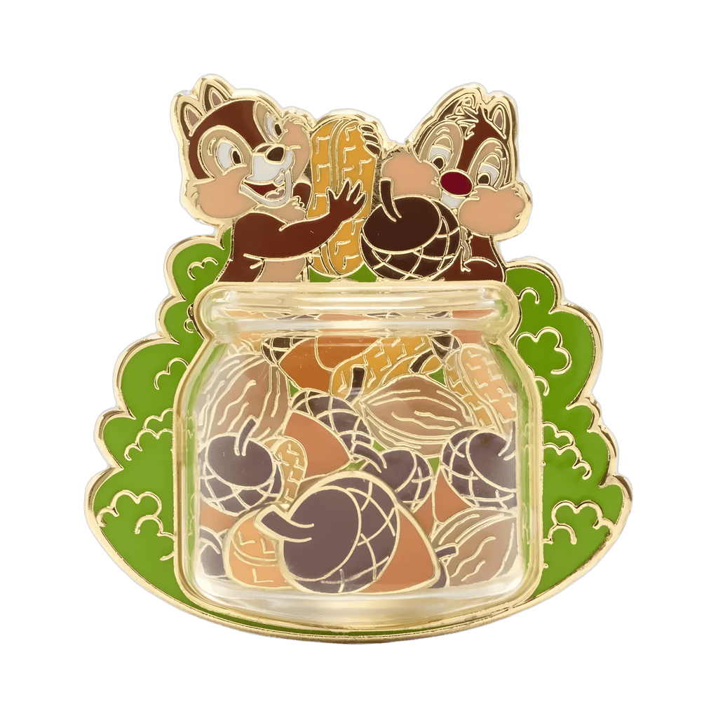 Chip and Dale & Acorns Disney pin