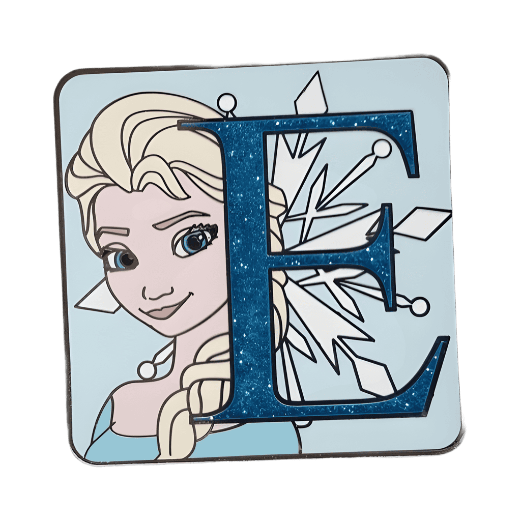 E for Elsa CHASER Disney pin