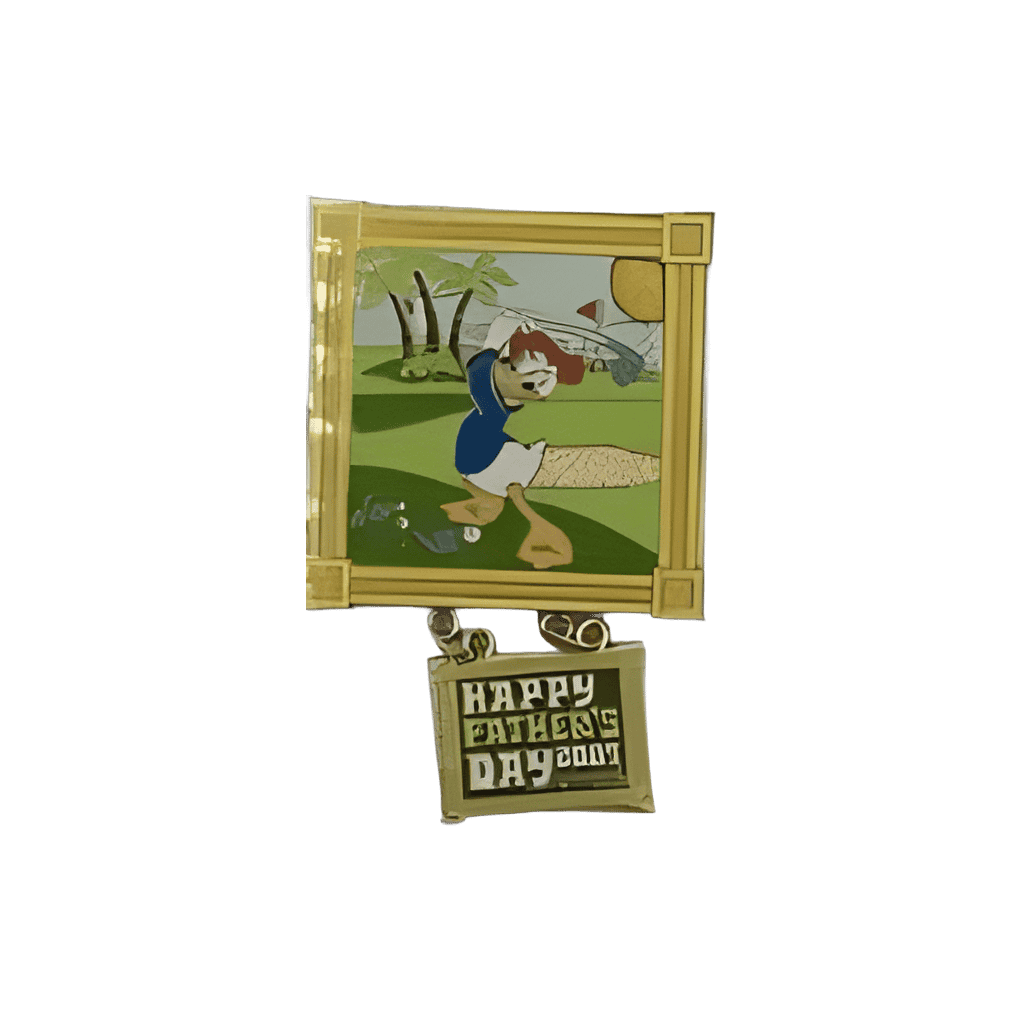 Donald Playing Golf Disney pin