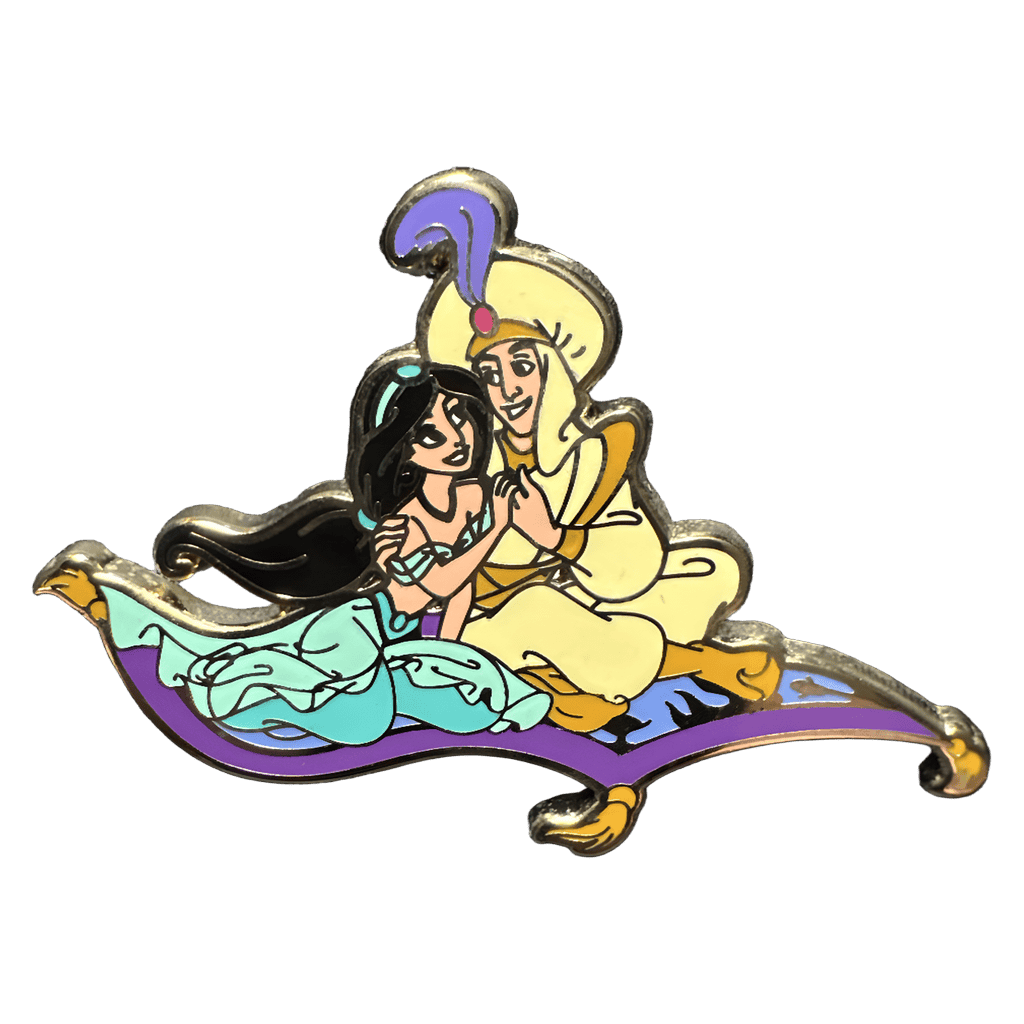 Aladdin and Jasmine on Carpet Disney pin