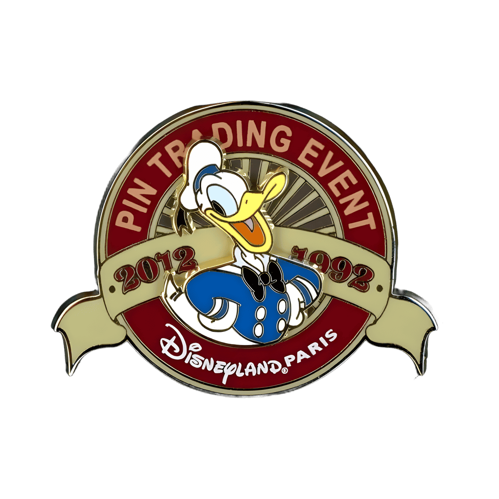 Donald Duck Pin Trading Event Logo 2012-1992 Disney pin