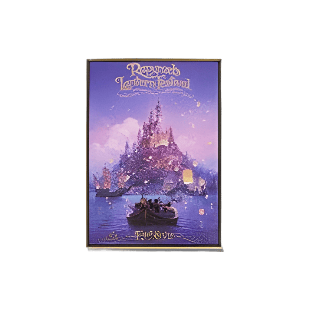 Fantasy Springs Poster Pin Set - Rapunzel's Lantern Festival Disney pin