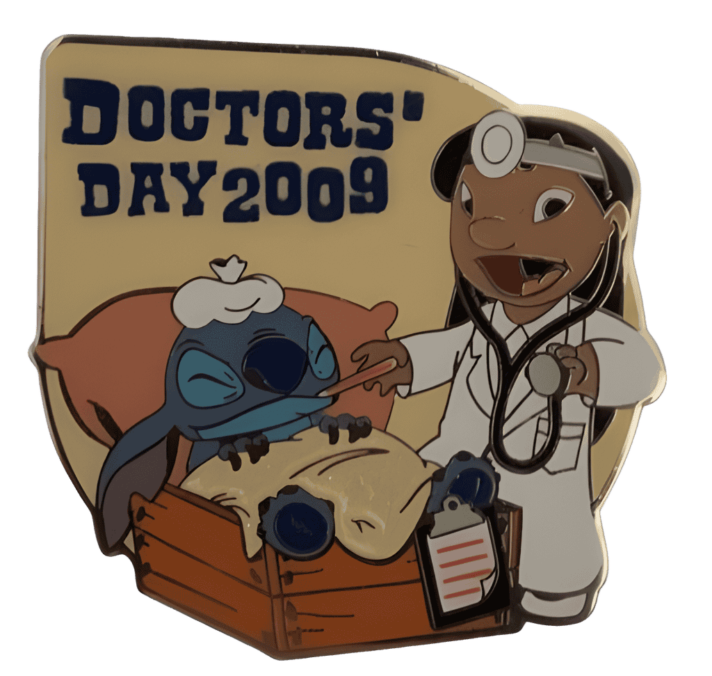 Doctor Lilo and Patient Stitch Disney pin