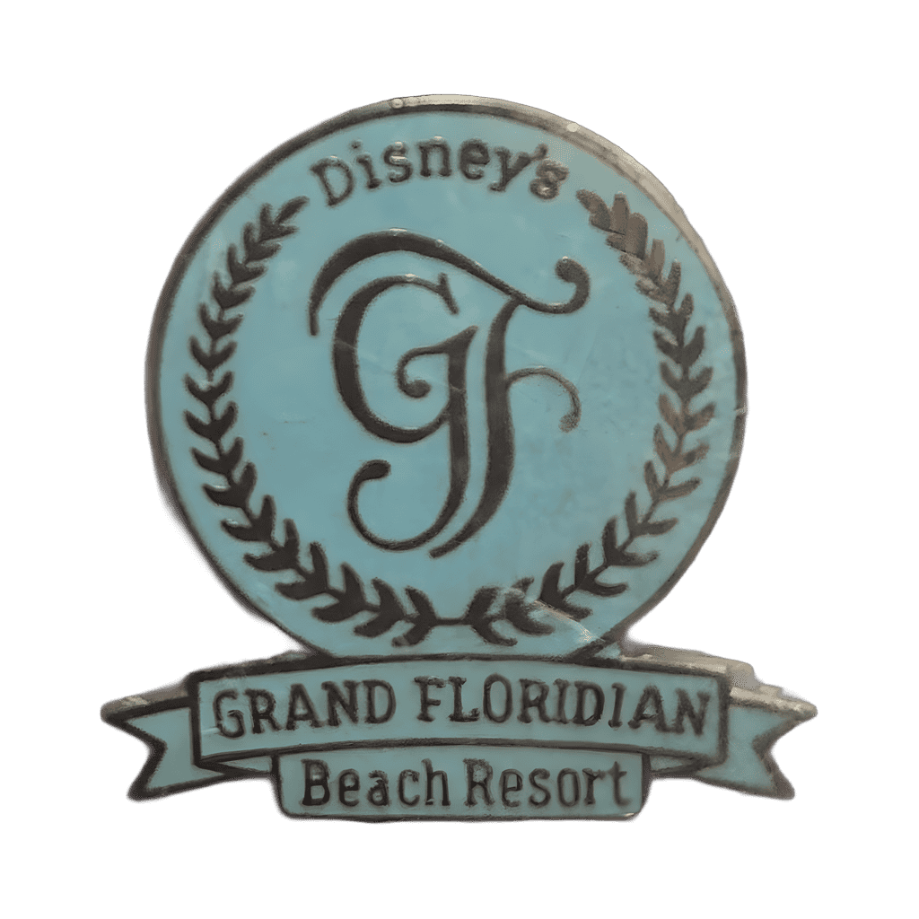 Beach Resort Crest (Light Blue) Disney pin