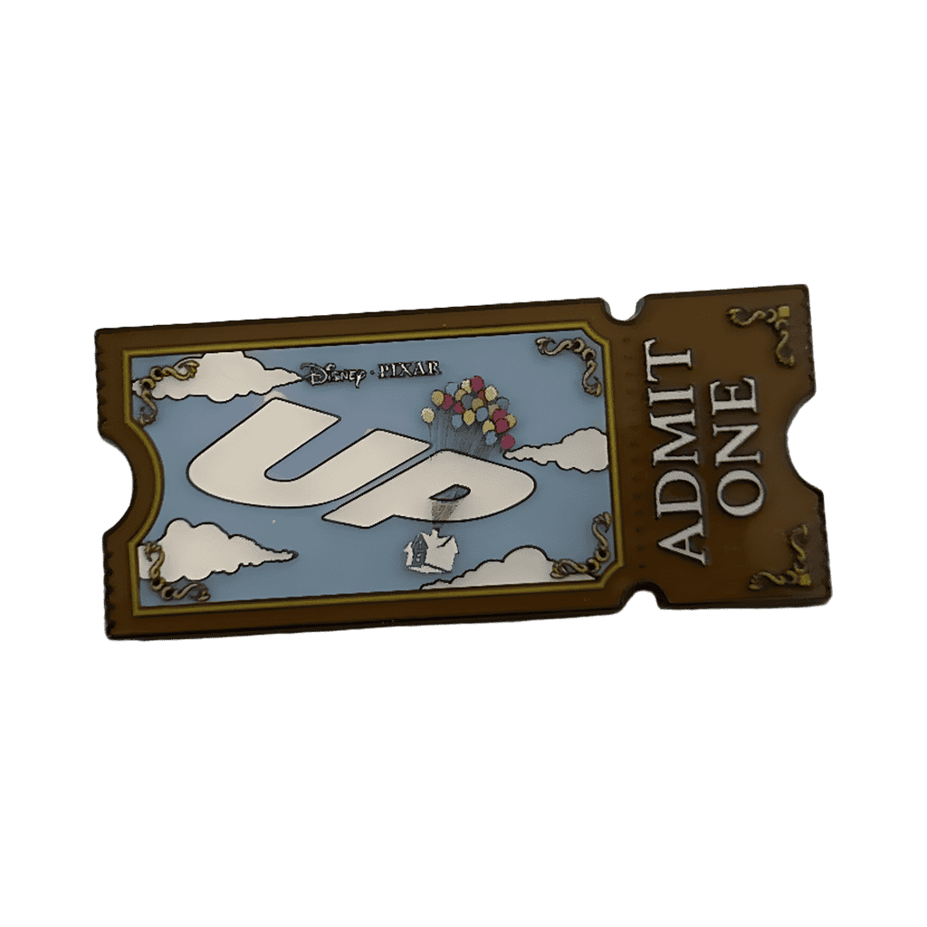 Up Pixar Movie Tickets Disney pin