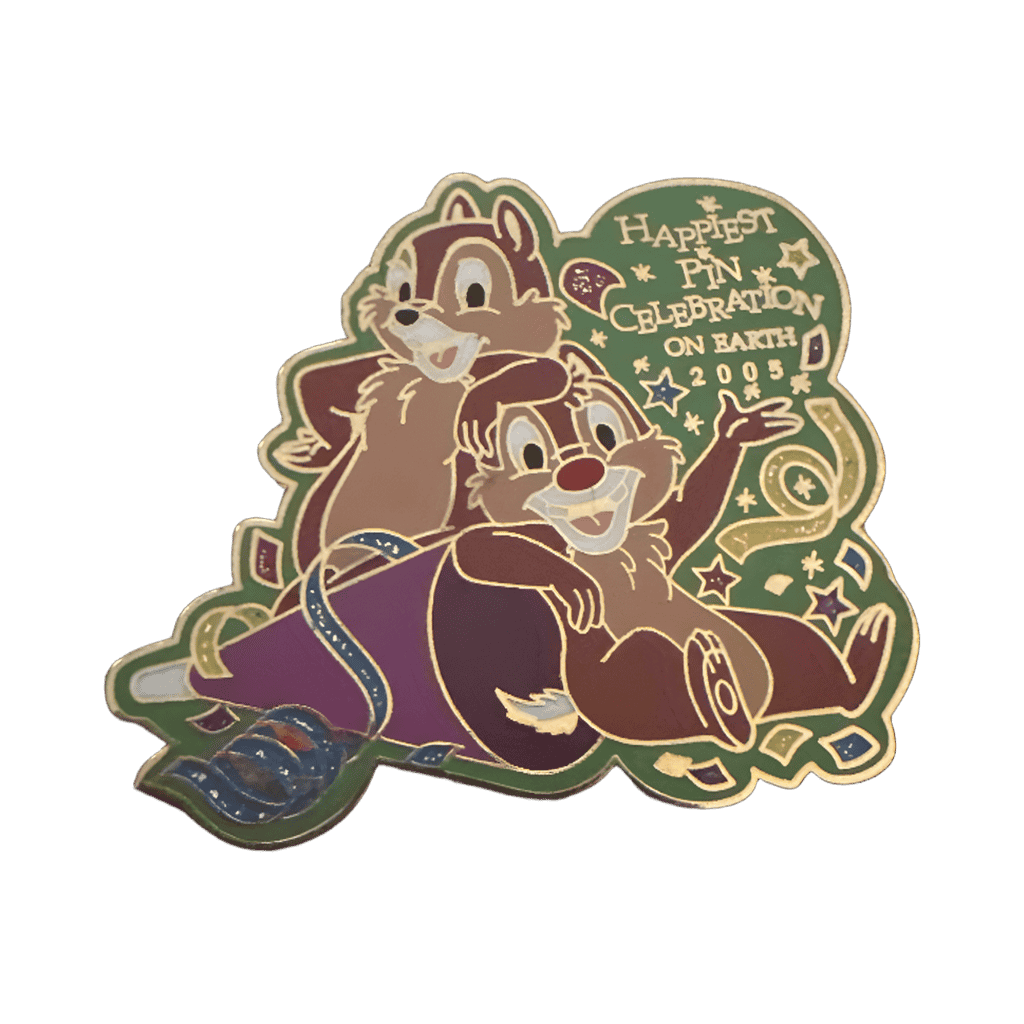 Chip and Dale Party Time Disney pin