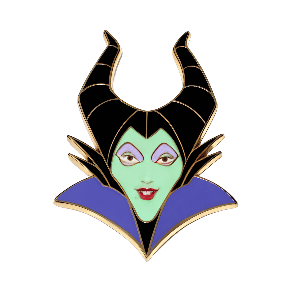 Maleficent - Face - Jumbo Disney pin
