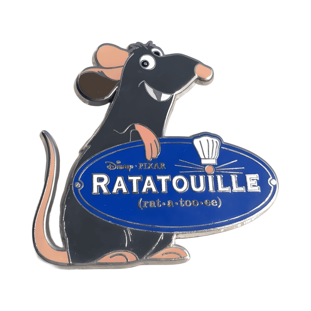 Remy with Film Logo Disney pin
