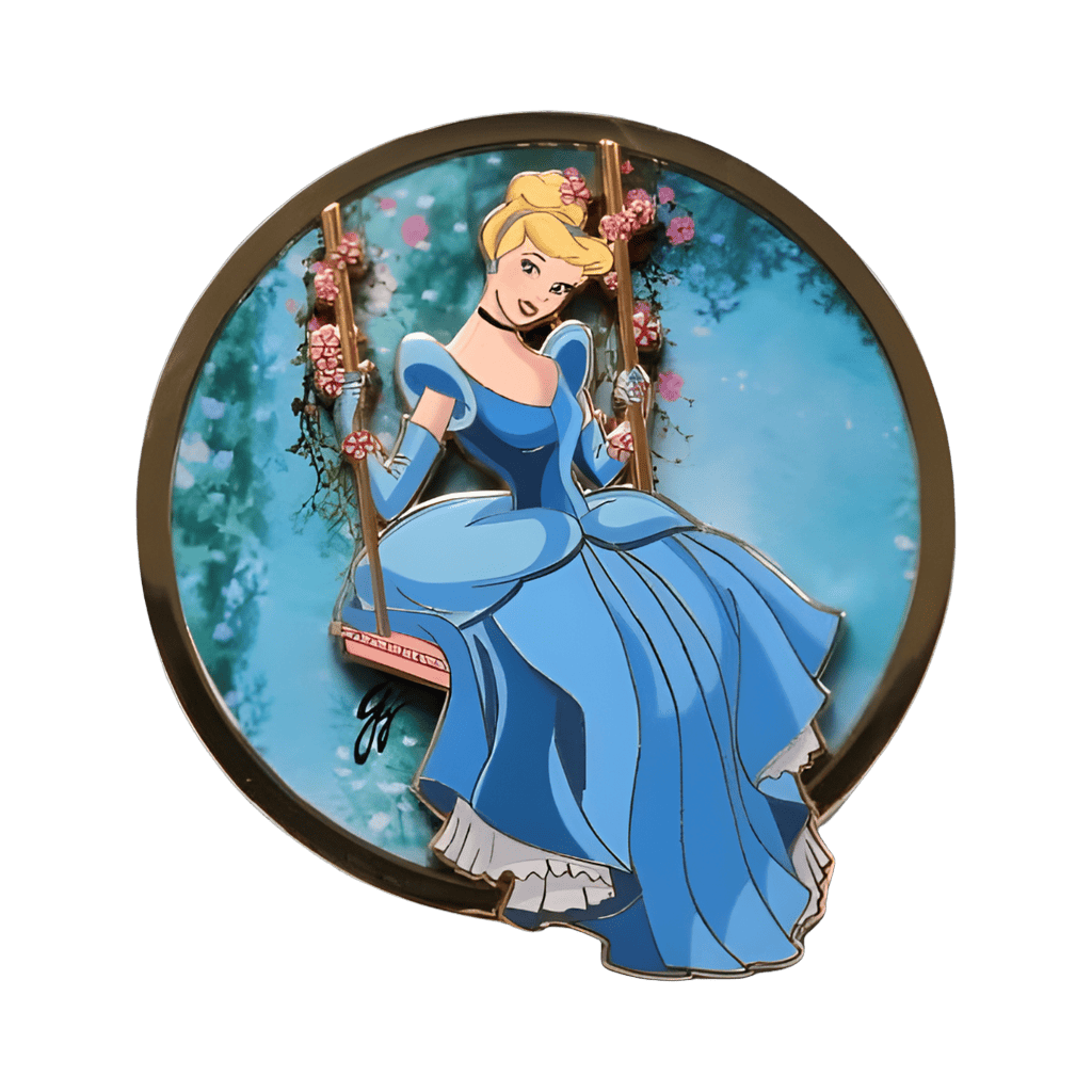 Cinderella on a Swing Disney pin
