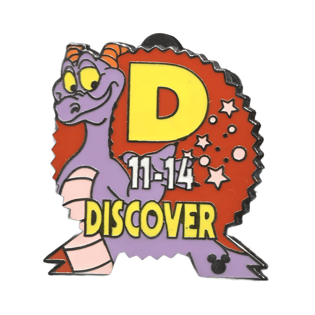 Figment - D is for Discover (11-14) Disney pin