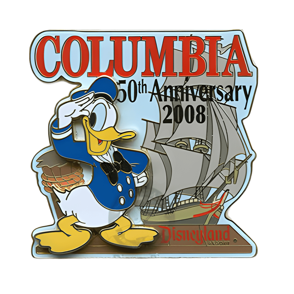 Columbia's 50th Anniversary - Donald Duck Disney pin