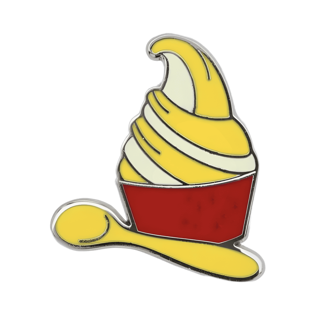 Pineapple Swirl (Dole Whip) Disney pin