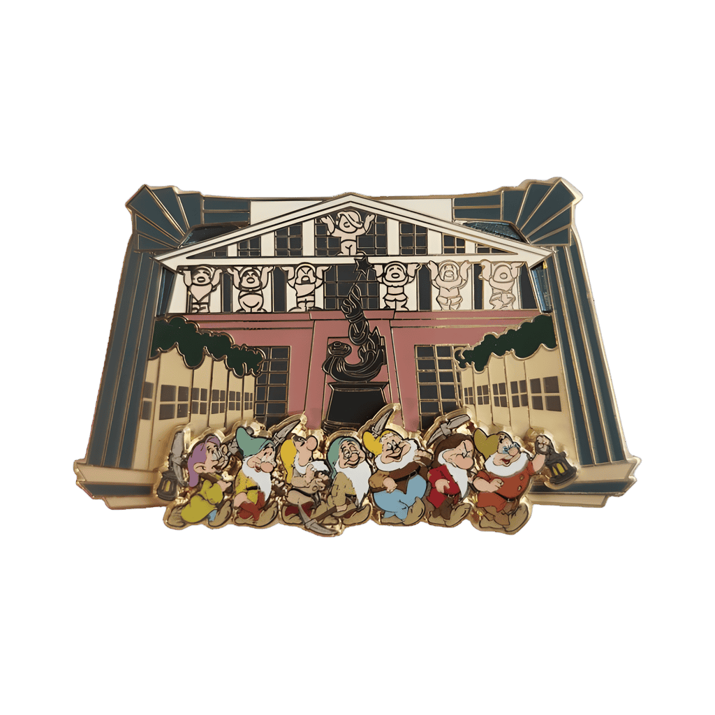 The Seven Dwarfs at the Team Disney Building Disney pin