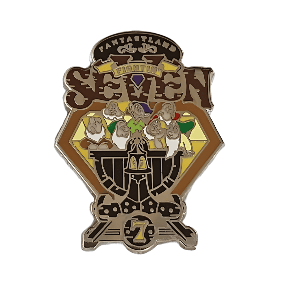 Fantasyland Fightin' Seven - 7 Dwarfs Mine Ride Disney pin