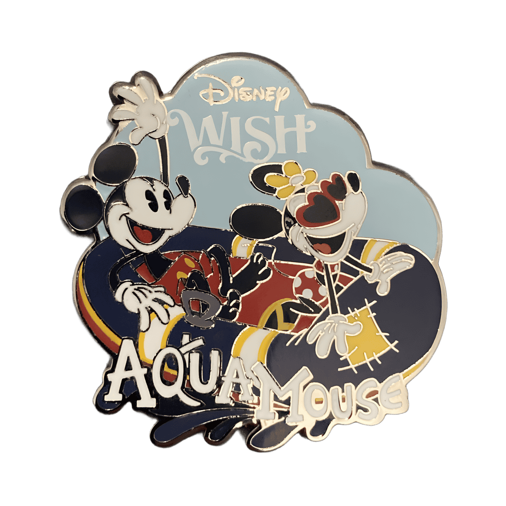 Mickey and Minnie AquaMouse Disney pin