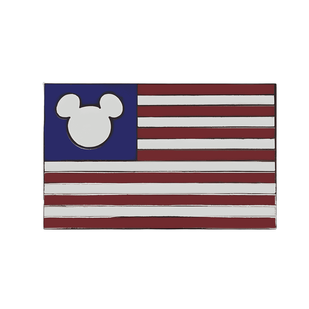 Mickey US Flag Disney pin