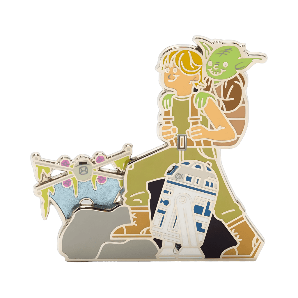 Luke Skywalker and Friends Disney pin