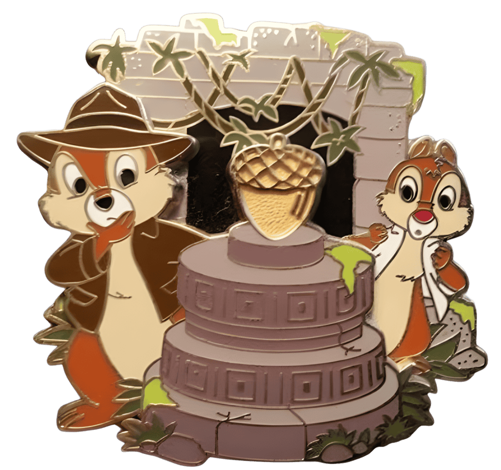 Dream Roles - Chip and Dale in Indiana Jones Disney pin